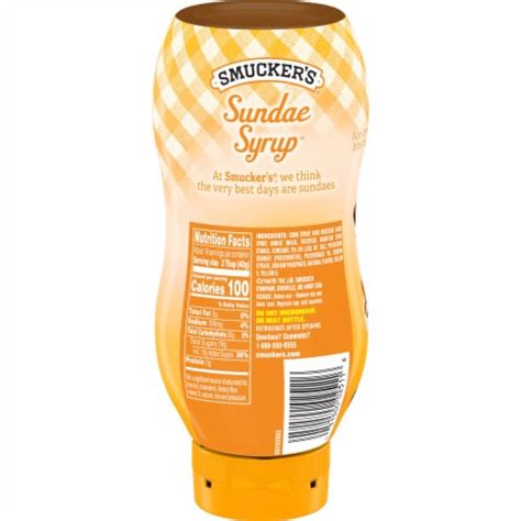 Smucker S Butterscotch Sundae Syrup Topping Oz Kroger