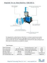 Dry Ice Block Machine YGBJ 650 1 Magicball Technology Wuxi Co Ltd