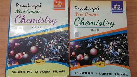 Pradeeps New Course Chemistry Class 12 Vol I And Ii With Edition Year 2015 16 Books