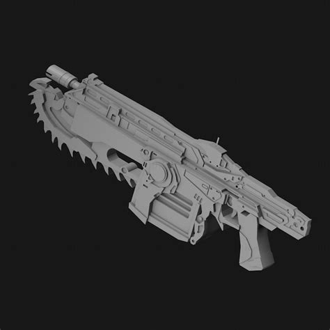 Gears Of War Lancer 3d Printmodel Stl