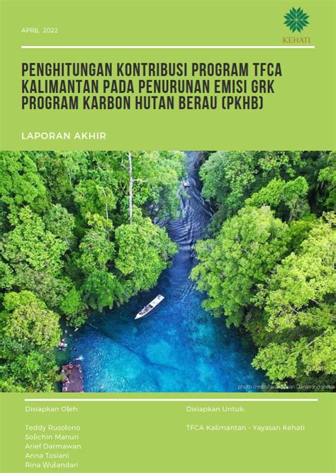 Penghitungan Kontribusi Program Tfca Kalimantan Pada Penurunan Emisi