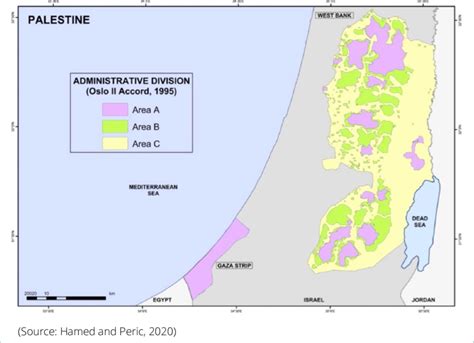 Map of the Palestinian Territories | Download Scientific Diagram