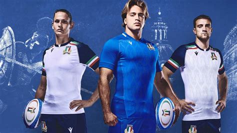 Maglia Da Rugby Della Nazionale Italia Di Macron