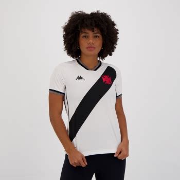 Camisa Kappa Vasco Ii Feminina Futfanatics