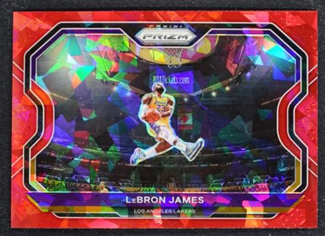 Pallacanestro Panini Prizm Lebron James Kobe Tribute Red Ice