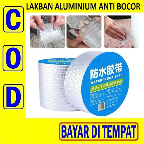 Jual Pac M Lakban Aluminium Anti Bocor Waterproof Alumunium Foil Tape