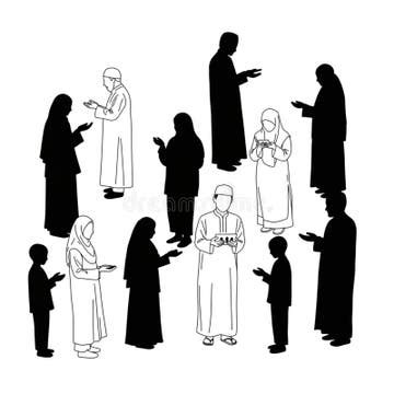 islam group stock illustrations  islam group stock illustrations