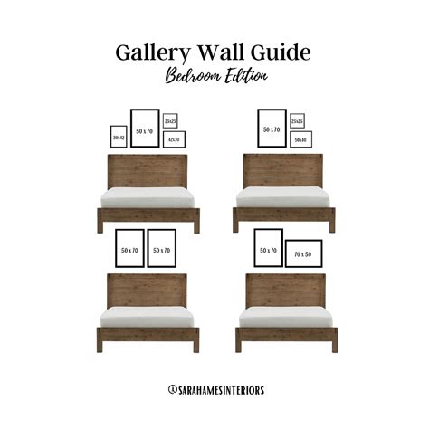creative gallery wall ideas  bed  stylish bedrooms