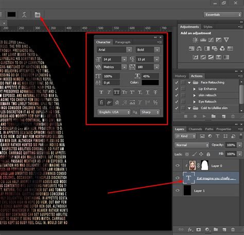 Text Portrait Effect and Illusion Creation- Photoshop Typography Tutorial