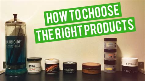 How To Choose The Right Products Mens Hair And Style Advice Youtube