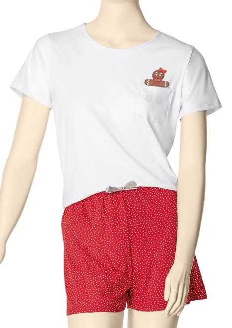 Pijama Feminino Curto Malwee S O Jorge