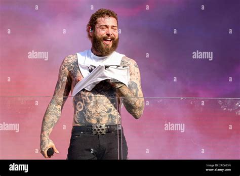 New York Usa July 18 2023 New York City New York New Post Malone Performing Live On Tsx