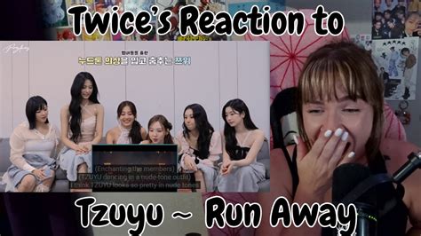 Twice Reaction To Tzuyu S Run Away MV YouTube