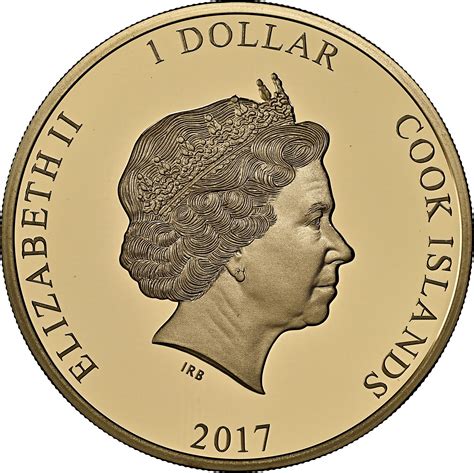 1 Dollar Elizabeth II Princess Diana 36th Birthday Cook Islands