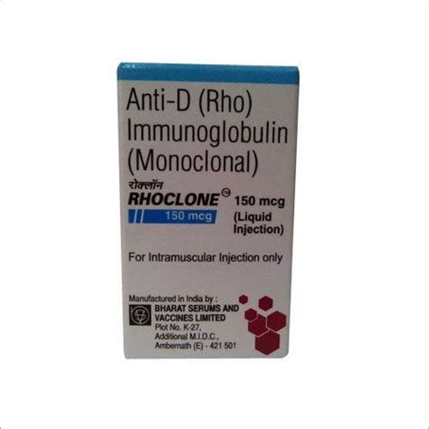 Anti D Rho Immunoglobulin Monoclonal Mcg Liquid Injection At