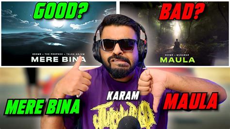 MERE BINA By The PropheC Talha Anjum Reaction Maula By KSHMR And