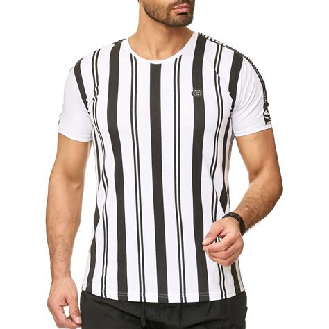 Red Bridge Men's T-Shirt Vertical Stripes Warning Security Logo Patch ...