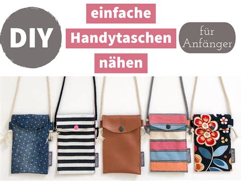 DIY Anleitung einfache Handytasche nähen Mondgöttin