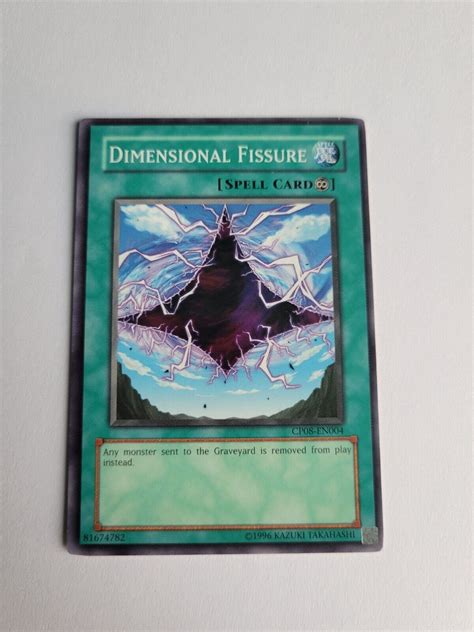 Yugioh Dimensional Fissure CP08 EN004 Super Rare Played Values MAVIN