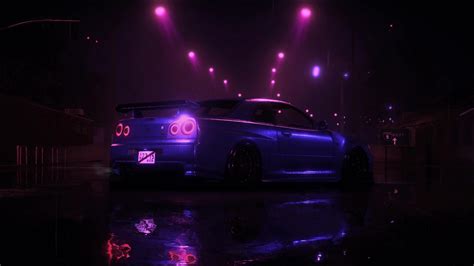 NISSAN Skyline GT R V Spec Neon Purple Street Need For Speed Live