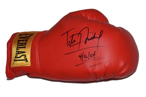 Felix Trinidad Autographed Boxing Glove