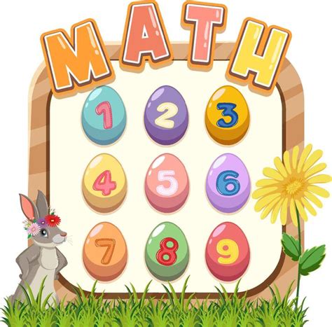 math counting vector art icons  graphics
