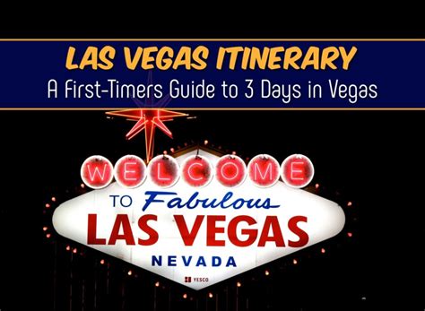 Las Vegas Itinerary A First Timers Guide To 3 Days In Vegas