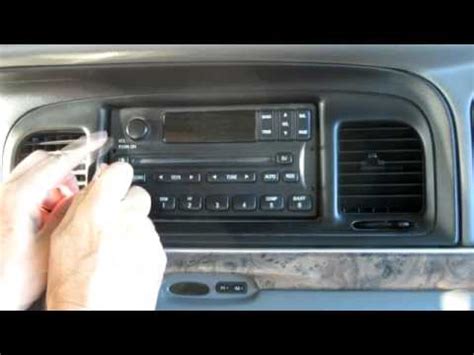 Ford F And F Radio Removal Youtube