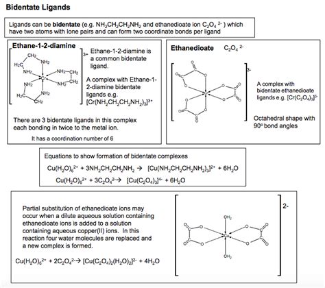 4 Bidentate And Multidentate Ligands