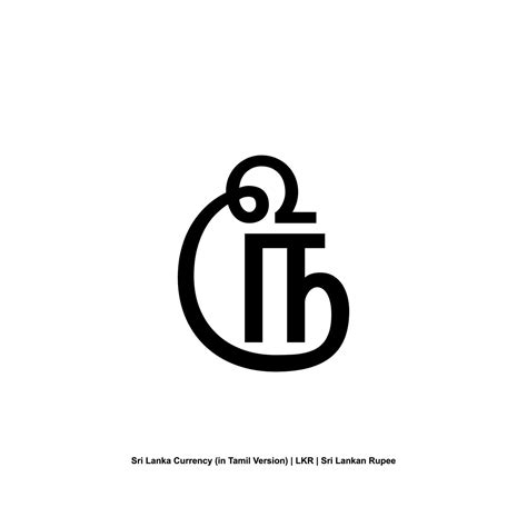 Sri Lanka Currency Symbol In Tamil Sri Lankan Rupee Icon Lkr Sign