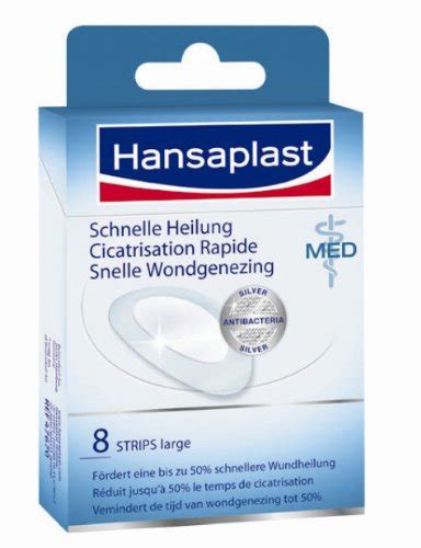 HANSAPLAST Med Schnelle Heilung Pflaster Gross 8 St Verbandmittel Shop