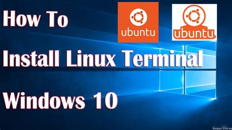 Install Linux Terminal In Windows 10 How To Fix YouTube