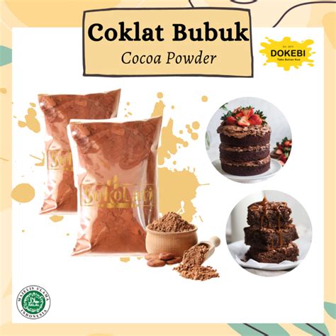 Coklat Bubuk Murni 1kg 500g Cocoa Powder Local PURE COCOA