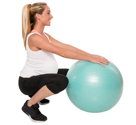 Pregnancy Back Pain Exercises Using Your Birthing Ball