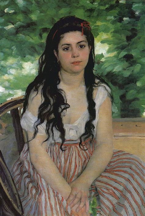 Renoir Lise Trehot Had A Daughter Together Pinturas Del Renoir