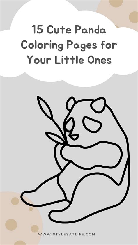 Combo Panda Coloring Pages Printable