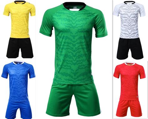 Mens S Blank Football Jerseys Adult Running Suits Men Soccer Sets Can