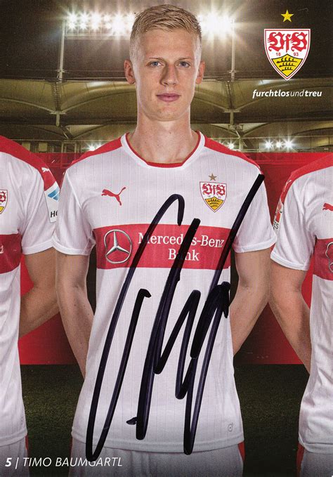 Kelocks Autogramme Timo Baumgartl 2015 2016 VFB Stuttgart Fußball