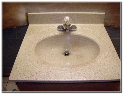 One Piece Bathroom Sink And Countertop Sink And Faucets Home