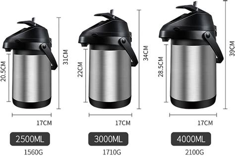 Buy Coffee Airpot Thermal Carafe Dispenser With Pump Stainless Steel