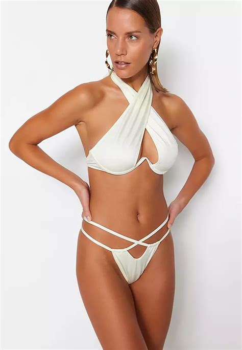 Buy Trendyol Crossover Strap Bikini Bottom Online Zalora Philippines