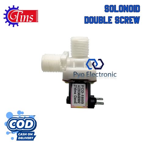 Solonoid Double Screw Selenoid Mesin Cuci Bukaan Atas Solenoid Double