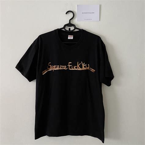 Supreme Fuck You Tee Men S Fashion Tops Sets Tshirts Polo Shirts On Carousell