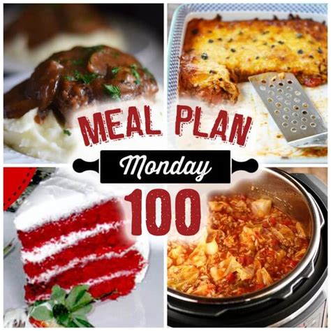 Meal Plan Monday 100 Julias Simply Southern