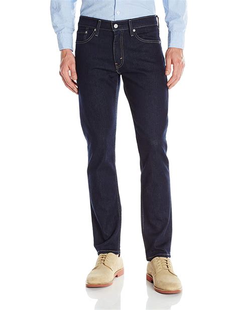 Levi S Men S 511 Slim Fit Jean Dark Hollow Stretch 28W Blue Size