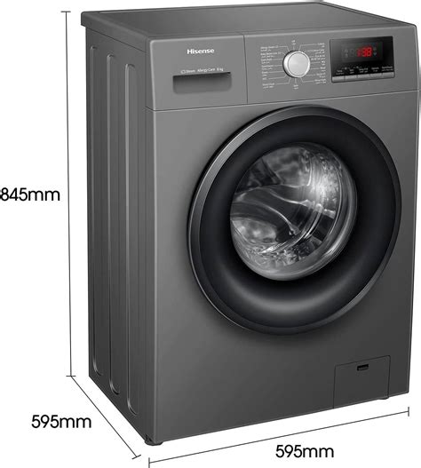 Hisense 8Kg Front Loading Washing Machine 1200 RPM Silver Model