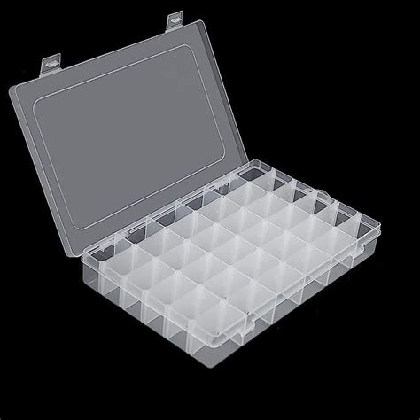 Leawall Grid Cells Multipurpose Clear Transparent Plastic Storage