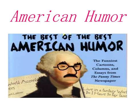 Ppt American Humor Powerpoint Presentation Free Download Id6083357