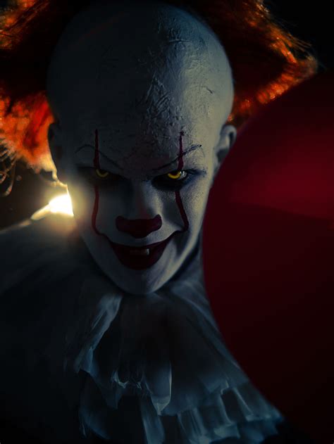 IT, clown, Pennywise, Stephen King, Bill Skarsgard, horror, sfx makeup ...