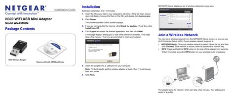 Pdf Installation Installation Guide Netgear Installation Guide